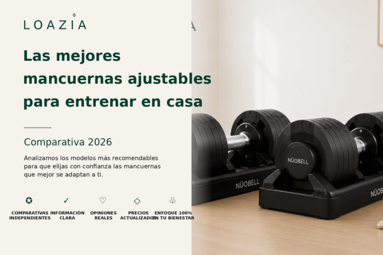 Las mejores mancuernas ajustables para entrenar en casa