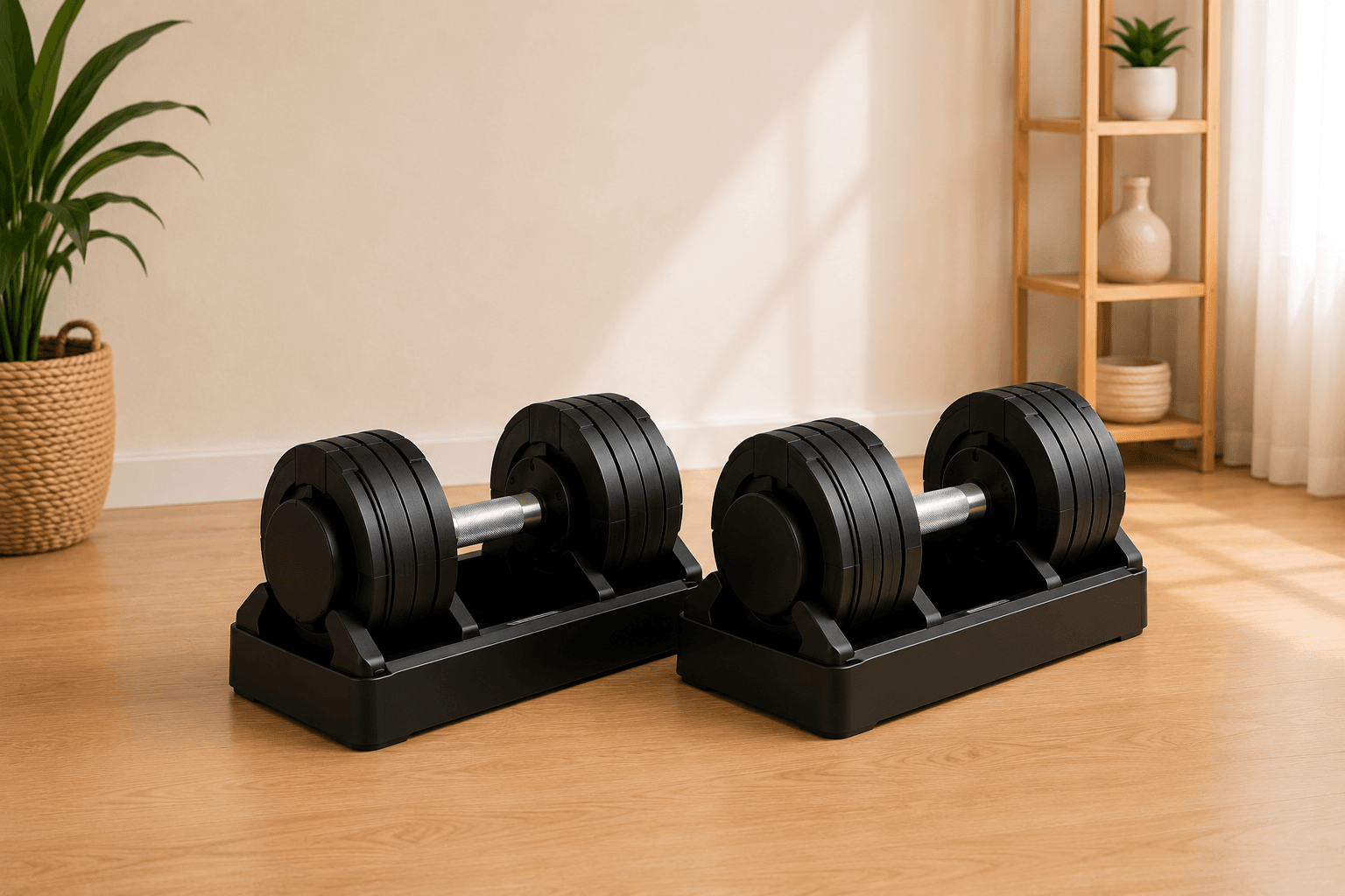 Las mejores mancuernas ajustables para entrenar en casa