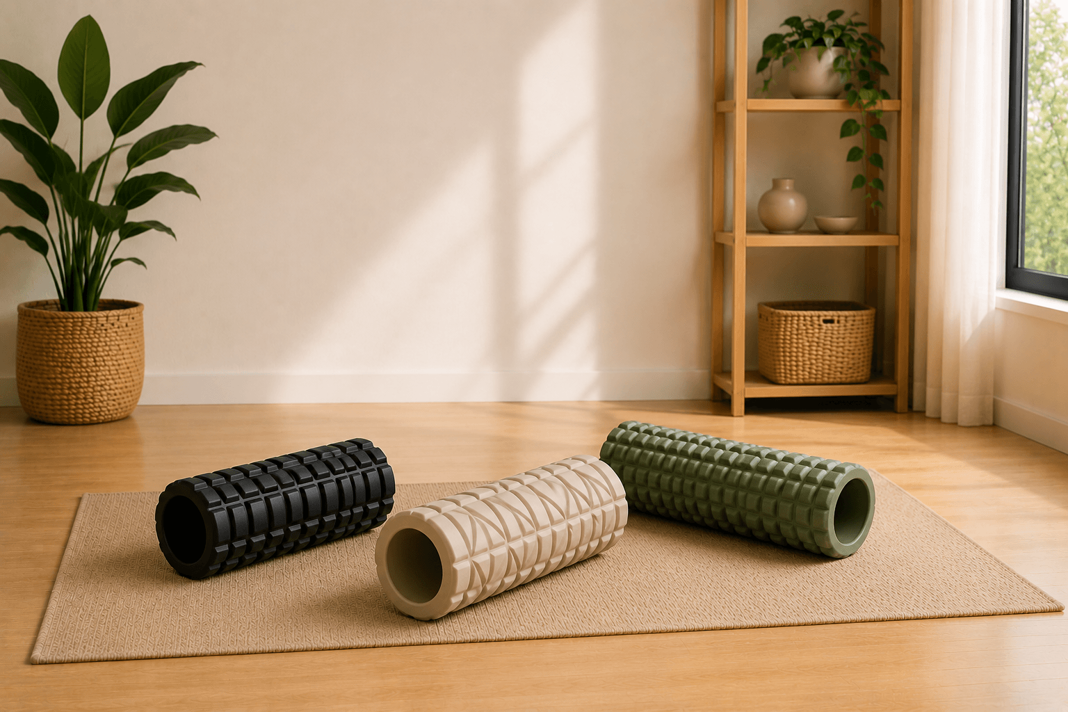 Los mejores rodillos de masaje para entrenar en casa