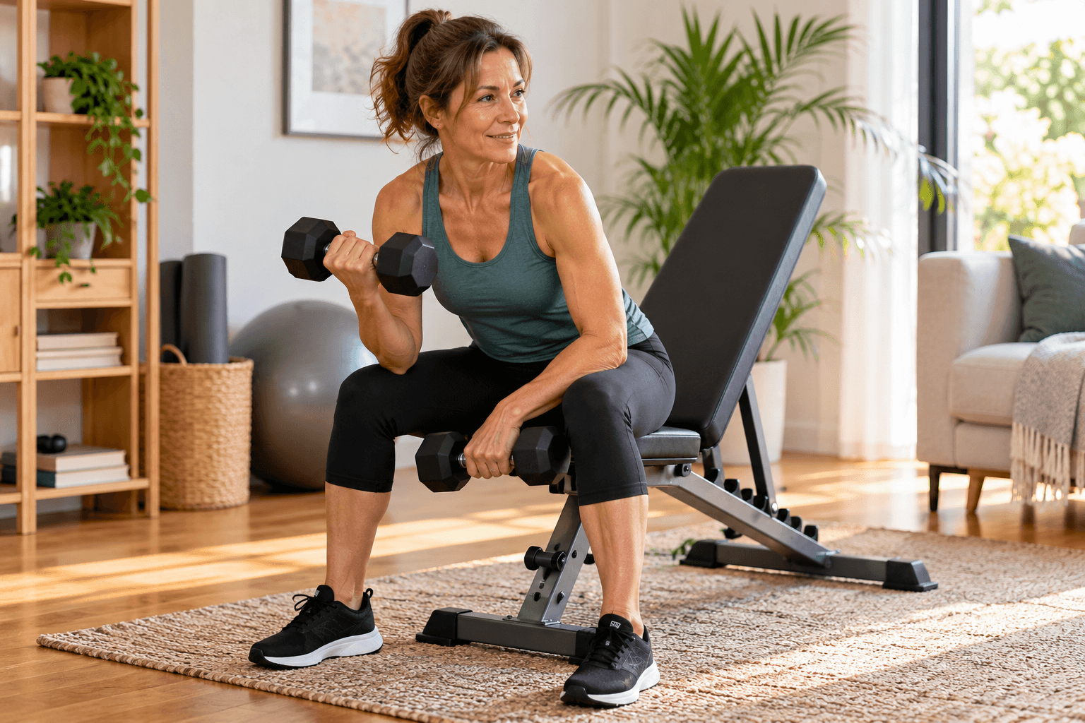 ¿Realmente necesitas un banco de musculación para entrenar en casa?