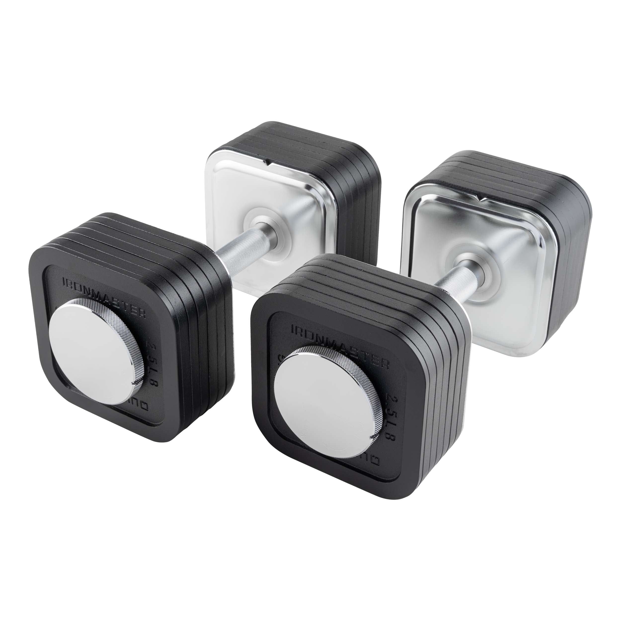 Ironmaster Quick-Lock Adjustable Dumbbell Set 2 × 34 kg