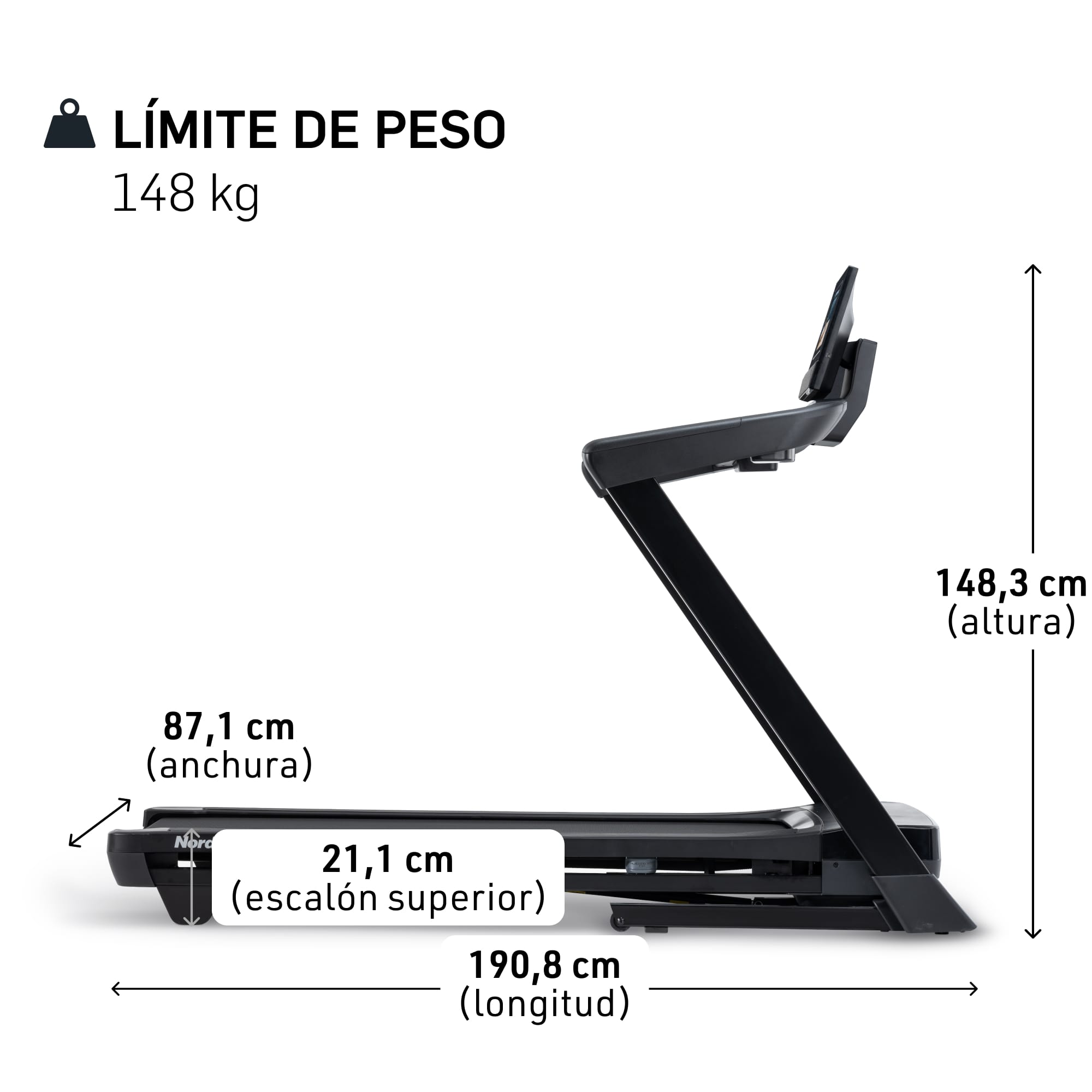 Cinta de correr NordicTrack T Series 10