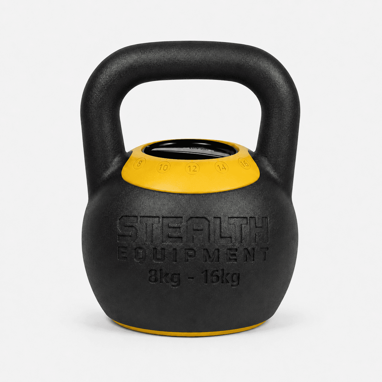 Stealth Kettlebell Ajustable 8–16 kg vista frontal